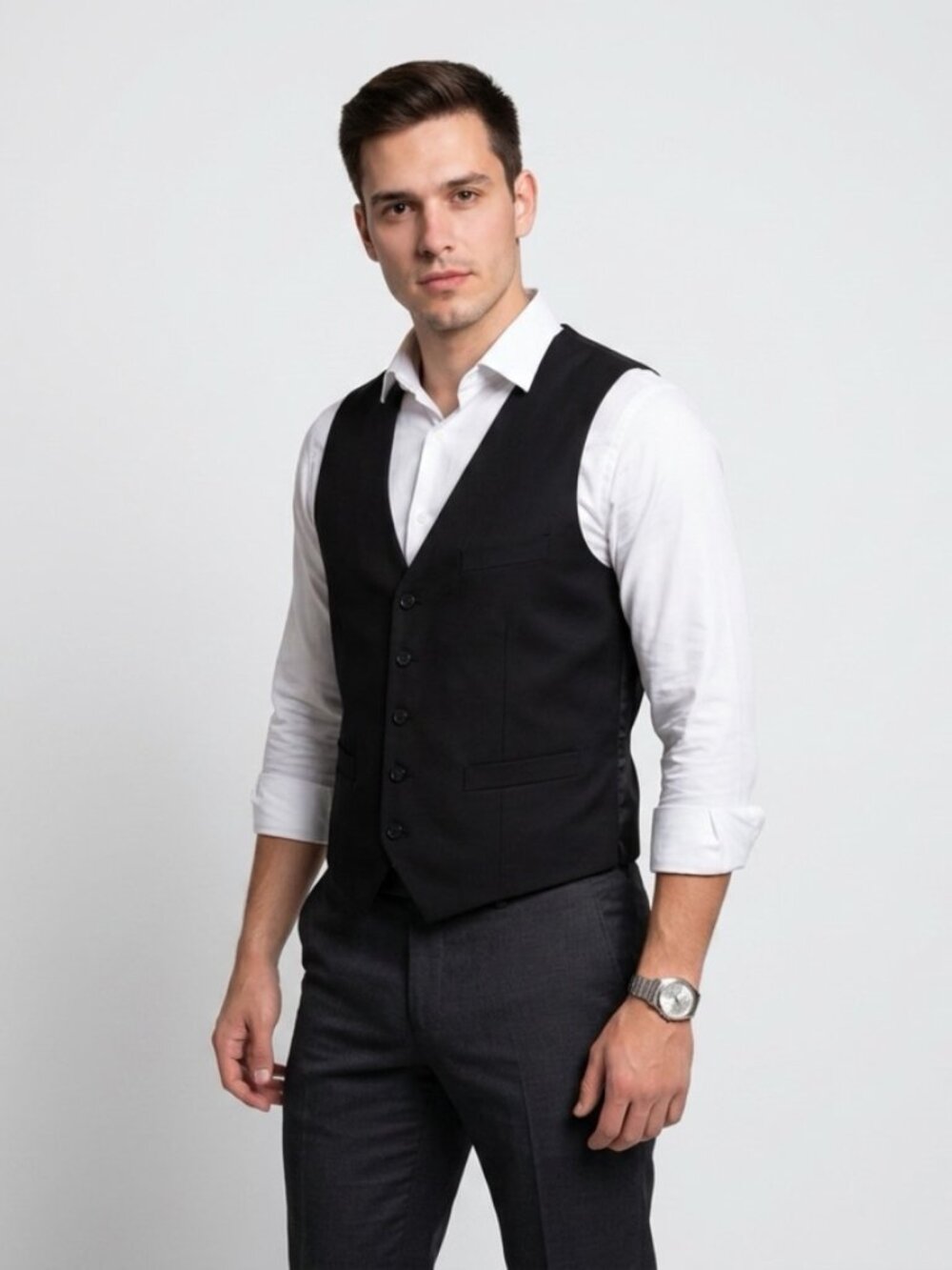 Men's Vest, Black, size M, excellent condition